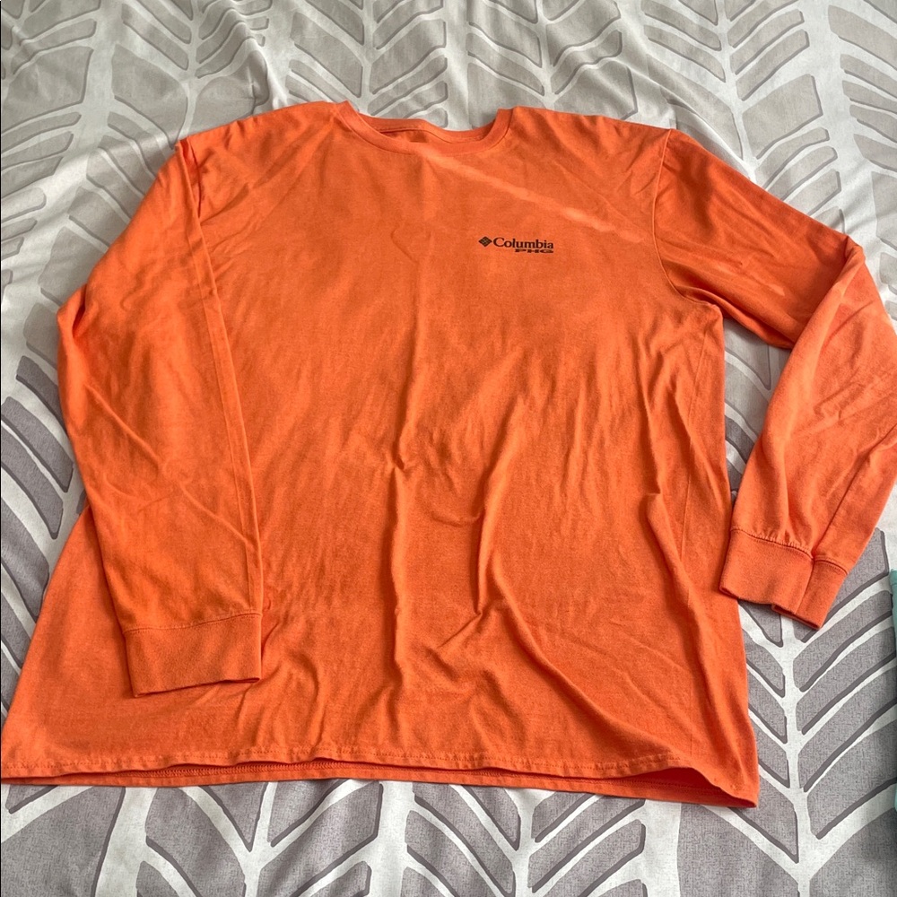 Columbia Vibrant Orange Crewneck Shirt